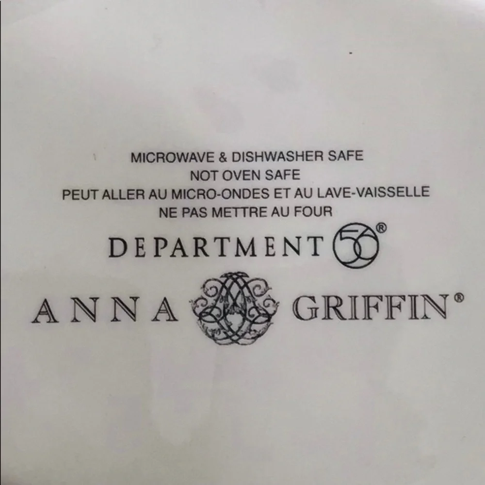 Department 56 Anna Griffin Xmas Candy Tray - Picture 3 of 4